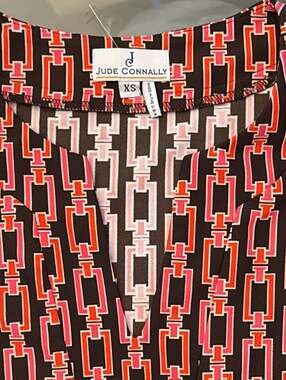 Dress
#JudyConnally #ShiftDress #GeometricPrint #TravelDress #ExtraSmall